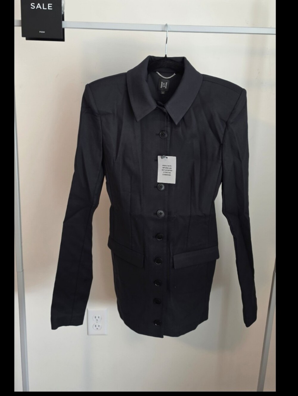 The Little Lady Dress in Black Helsa Size S - Picture 4 of 5